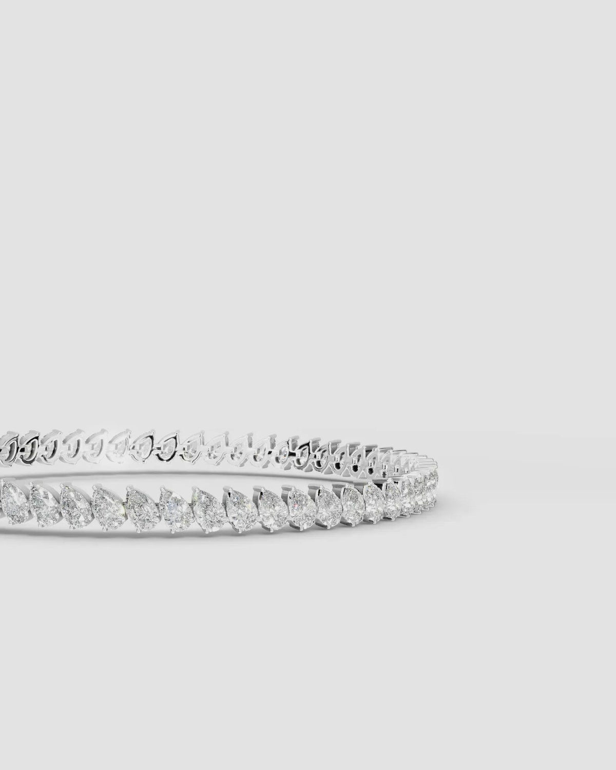 Moissanite Tennis Bracelet · Sterling Silver