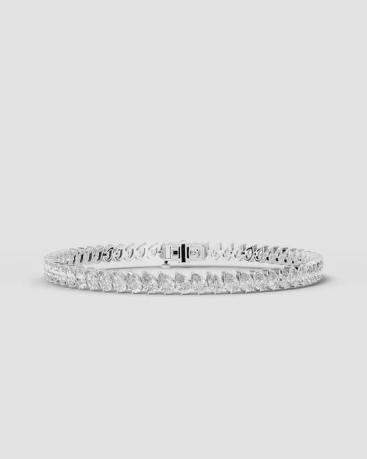 Moissanite Tennis Bracelet · Sterling Silver