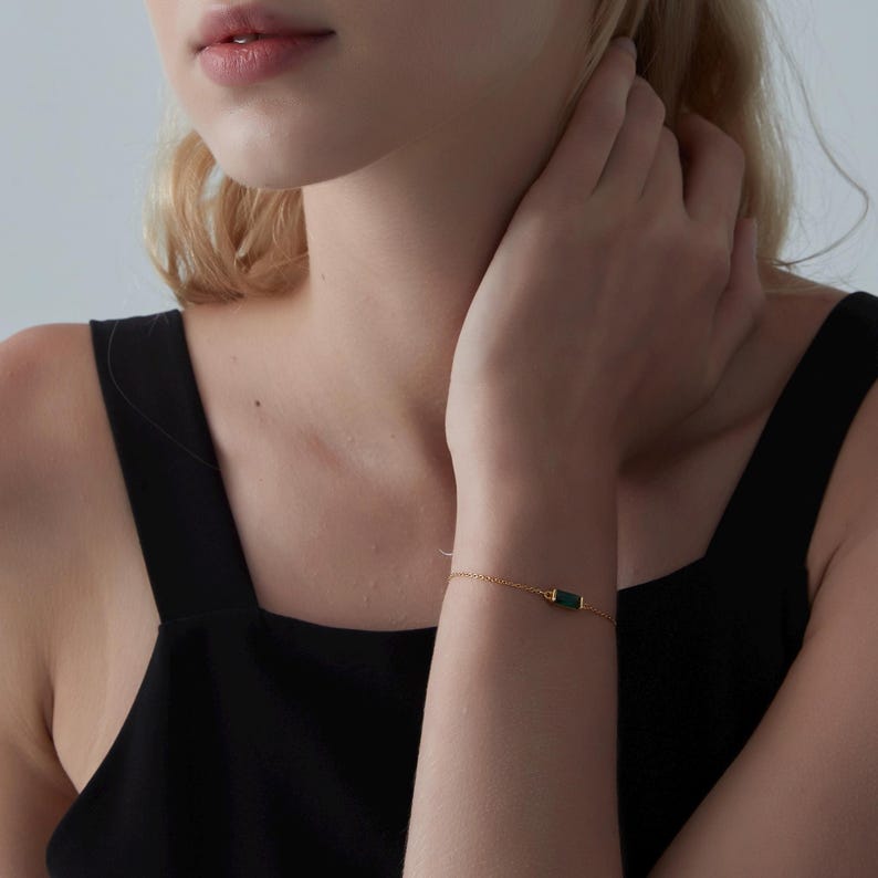 Baguette cut bracelet, second view