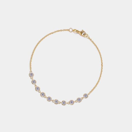 Station Bracelet · Moissanite