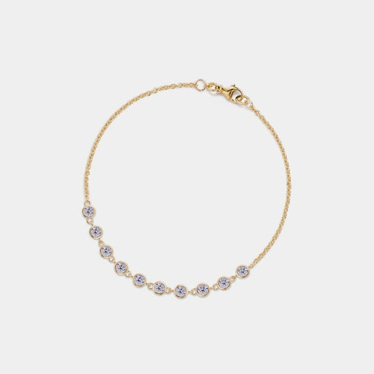 Station Bracelet · Moissanite